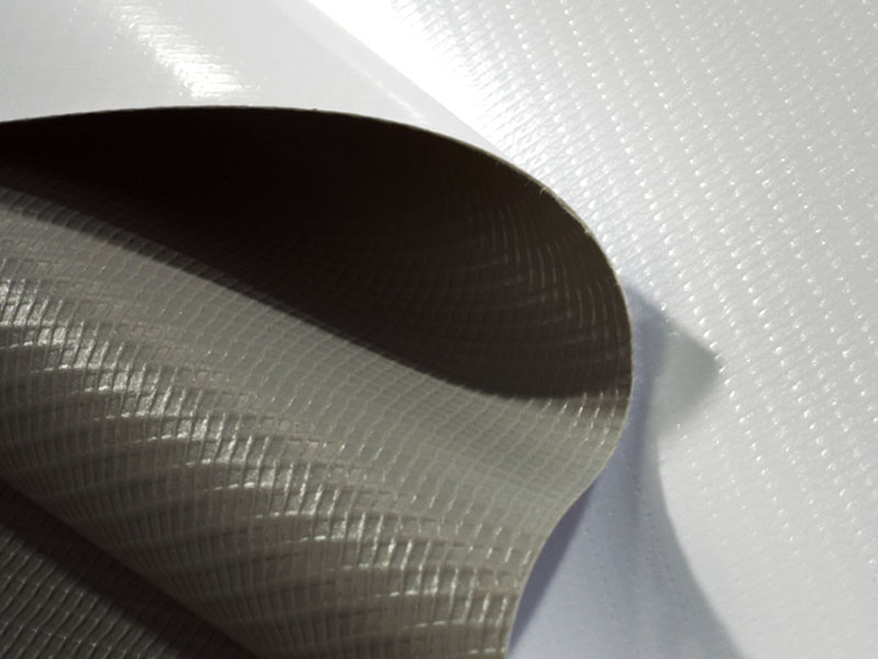 440gsm PVC Greyback Yta Vit Flexibel Banner