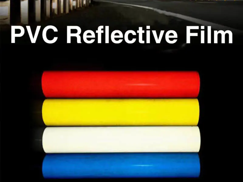 PVC reflekterande film